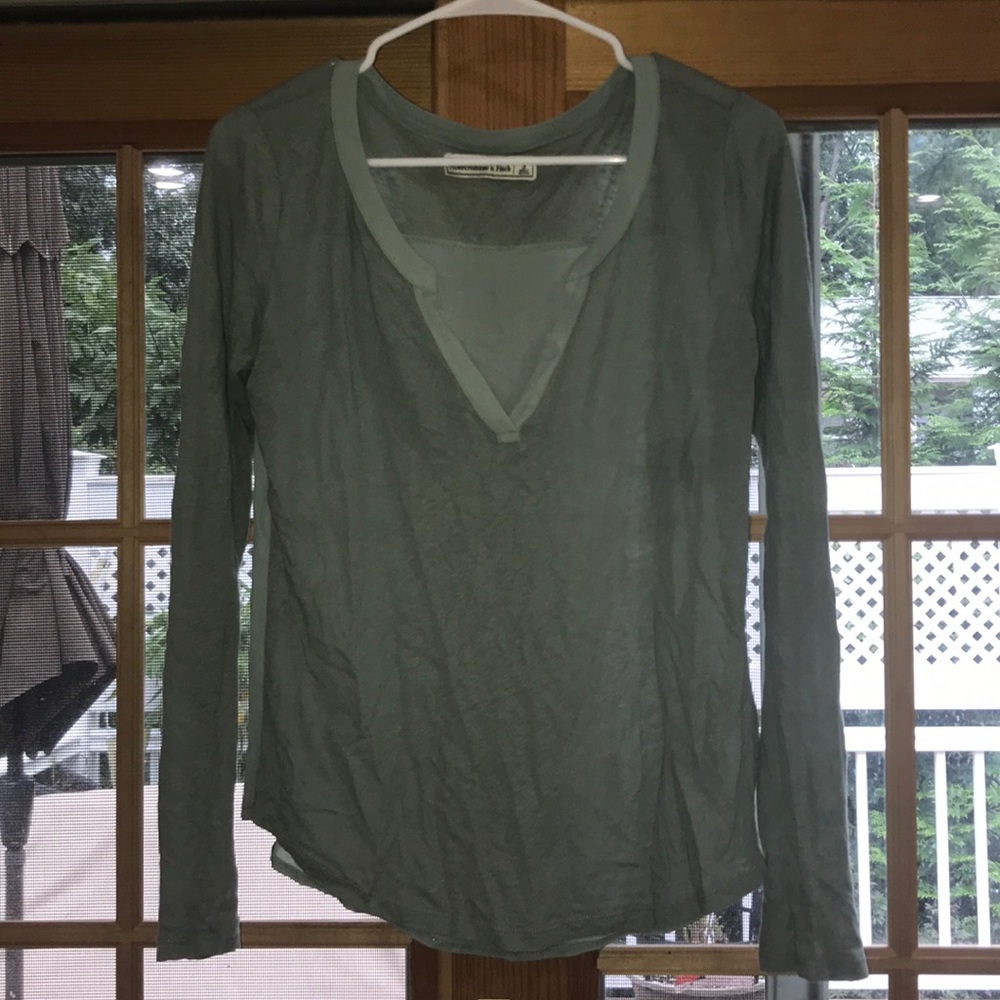 Hunter green long sleeve